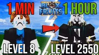 1 Min Vs 10 Min Vs 1 Hour BLOX FRUIT Roblox account!