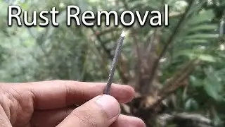 Removing rust with Electrolysis
