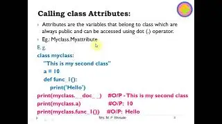Python OOP - Creating Classes & Objects