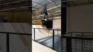 SLOW MOTION BACKFLIP BARSPIN!🔥 #bmx #shorts
