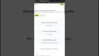 How to get free Azure Services for testing and learning with the Azure Free Account #shorts #azure