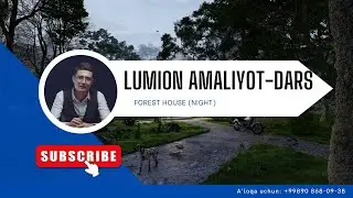 LUMION AMALIYOT-DARSI. FOREST HOUSE (NIGHT)