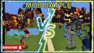 Minecraft Netherite lava monster vs Igris (FIRE GOD) mob battle 1 
