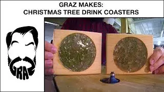 Graz Makes: Christmas Tree Drink Coasters