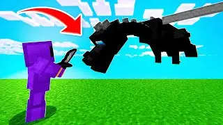 MINECRAFT PERO... LUCHAMOS CONTRA EL DRAGON DE AMONG US