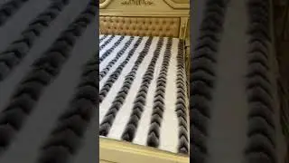 Покрывало из меха шиншиллы-рекс размером 2 на 2 м