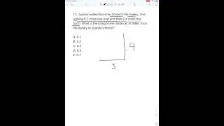 ACT Math 36 in 60 Special Right Triangle