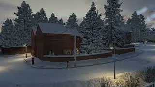American Truck Simulator Winter Wonderland Chocolate Factory