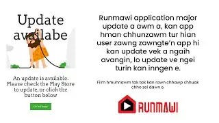 Runmawi Application Update thar