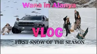 VLOG: First snow ❄️ of the season in Alanya