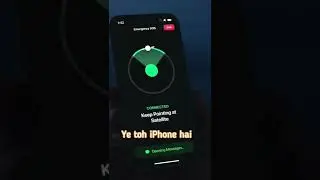 SOS via SATELLITE | iPhone 14 | Tech Brothers | #shorts