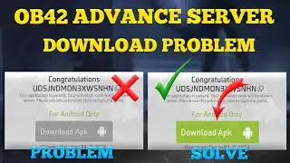 ob42 advance server apk problem | ob42 advance server registration kaise kare | advance server