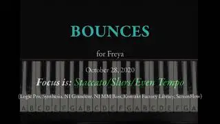 BOUNCES - For staccato/Legato and even tempo development on PIANO