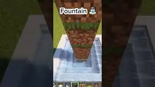 Simple Buildhacks🤯Fountain #shorts #Minecraft #MinecraftBuilds #Minecrafttutorial