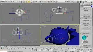 3dsmax Свойства отображения, влияющие на каркас объекта. Урок 87