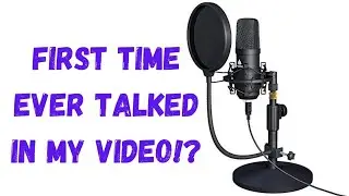 First time ever talked in my video!?!?!?
