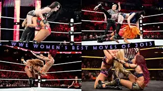 WWE Women's best moves of 2015 😱