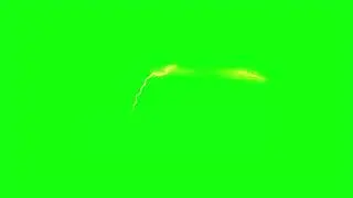 Green Screen 4k -Thunder Storm Lightning Sparks chroma key