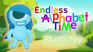 Endelles alphabet light green plush toys