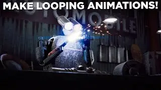 How To Make Looping Animations In Blender!