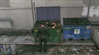 GTA V - Beverly was spooked by throwing grenade on the ground