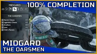 God of War Ragnarök - The Oarsmen (Midgard) - 100% Completion