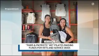 'Paws & Patriots' Hot Pilates raising fund for veterans and services dogs