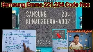 Samsung Emmc 221,254 Code Read..