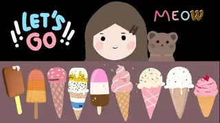 Makan Es Krim Bersama Kucing Meong 🐱 - Kartun Mukbang