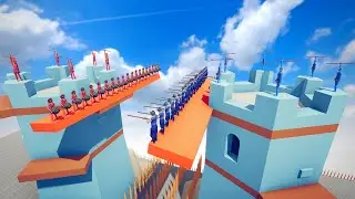 The Grand Tournament Between Pirate Towers | Totally Accurate Battle Simulator TABS