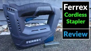 Ferrex 4V Cordless Stapler Model: NG03 from Aldi (Tool Review)