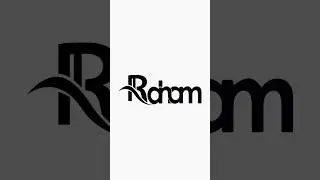 Raham logo design 🤗 Need support please subscribe, comment and share if you love my effort #Raham