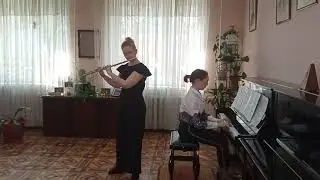 "Фуга" из "Сюита в старинном стиле" А. Шнитке Гуреева М. - флейта, Берляева А - ф-но