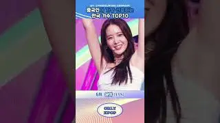 중국인이 선호하는 한국 가수 TOP10 #shorts