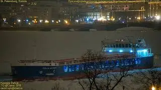 POLA KALLISTA cargo ship salvation St.Petersburg спасение сухогруза Пола Калиста Нева Петербург