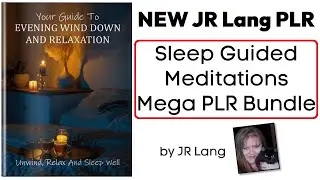 NEW JR Lang's Sleep Guided Meditations Mega PLR Bundle Review Bonus - JR Lang PLR