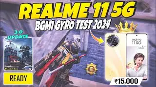 🔥Realme 11 5G BGMI Gyro Test With Fps Meter : Shadow Force Mode 3.0