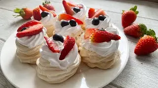 Mini Pavlova Recipe | Resepi Mini Pavlova