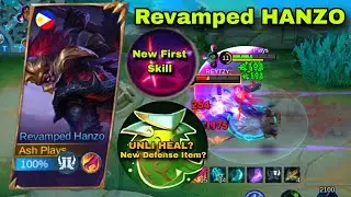 REVAMPED HANZO! ILLEGAL HEAL FROM NEW FIRST SKILL!! 😱 ( oracle  makes hanzo op?)