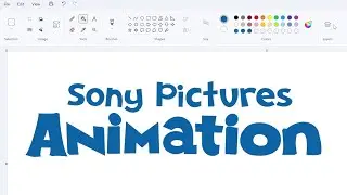 How to draw the Sony Pictures Animation logo using MS Paint | How to draw on your computer