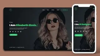 How To Make a Responsive Personal Portfolio Website using HTML & CSS   Stunning Portfolio Website