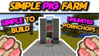 EASIEST Automatic AFK Pig Farm Tutorial (Java & Bedrock) - Minecraft 1.20