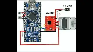 Stepper Steuerung Arduino A4988 Taster