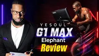 Man VS. Machine: YESOUL G1 MAX ELEPHANT REVIEW |Indoor Spin Bike| Peloton Rival