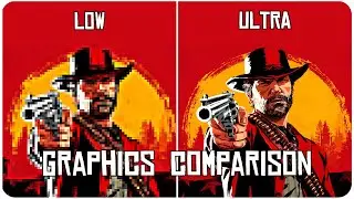 Red Dead Redemption 2 - PC - Low. vs Ultra detailed Graphics and Performance Comparison 4K