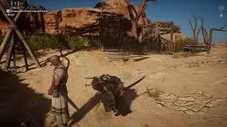 A guy pissing through his pants - Assassin's Creed® Origins gameplay - 4K Xbox Series X