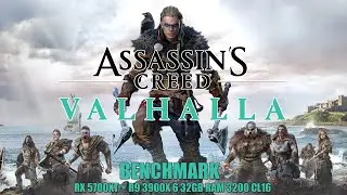Assassin's Creed Valhalla Benchmark -  RX 5700XT + R9 3900X I 4K I 1440p I 1080p I All details! HDR
