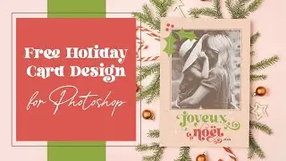 LIVE! FREE Holiday Card Templates + Pattern Auto-Fills in Photoshop