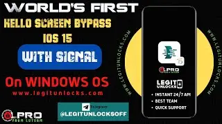 IREMOVALPRO - World's First iOS 15 Hello Bypass with Signal MEID / GSM - Full Demo Tutorial [NEW]