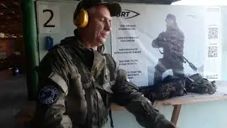 Сайга МК 7 62 и банка от Лидер  Штиль а так же работа с обеих рук